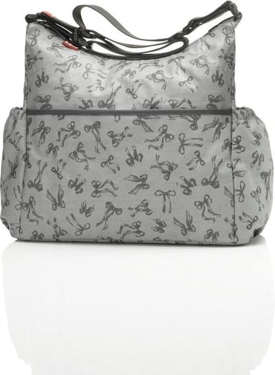 Babymel Luiertas Big Slouchy 33x45x16cm - Zilvergrijs