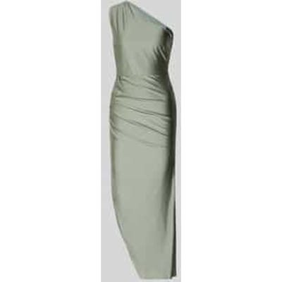 Cocktailjurk in one-shoulder look