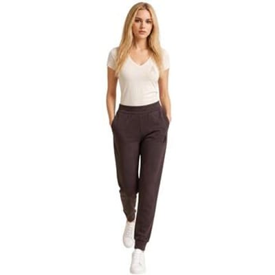 Sweatpants van viscosemix met zijwaartse steekzakken