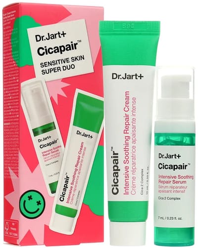 Dr. Jart+ - Cicapair - Sensitive Skin Super Duo - Set - Creme - Serum - 2 Delig - Tegen Roodheid