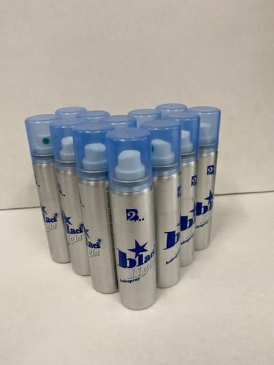 2B-Black light Hairspray 75ml - doos van 12 stuks