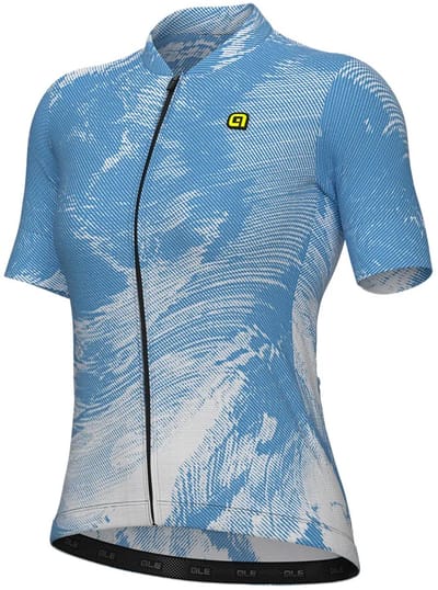 Ale Pr-e Fan Korte Mouw Wielertrui Blauw S Vrouw