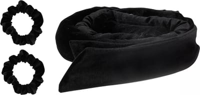 Velvet Haarkruller Zwart | Curling Ribbon | 151 x 3,5 cm | Fluweel/Polyester | Fashion Favorite