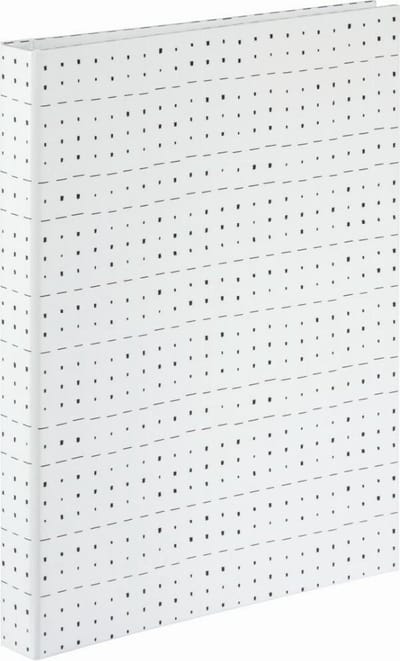 Hama "Graphic" Spiral Album 19 x 24.5 cm 40 Wit Pages Squares