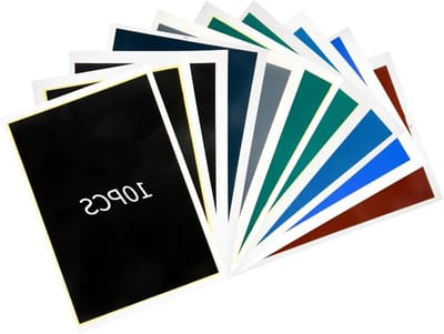 10 Stuks 27x39cm Lasergraveerfolie, Gekleurd Papier voor Lasergraveren en Kleurstoffen voor Niet-Metalen Materialen