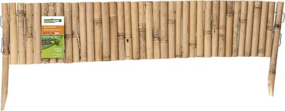 Bamboe gazonrand 35 x 100 cm bruin - Provence Outillage 06491 Typ3