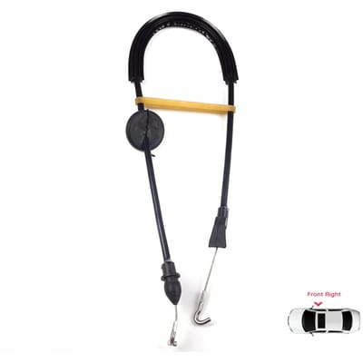 BDP198 Câble Bowden de loquet d'ouverture de porte intérieure avant droit 58 cm Pour VW Caddy MK3 2K 2004-2015 Touran MK1 1T 2003-2015 2K0837114B