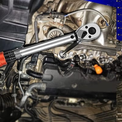 Thuys – Momentsleutel Auto – Auto Gereedschapskoffer – Mannesmann – 72 Tands Momentsleutels – Veelkleurig