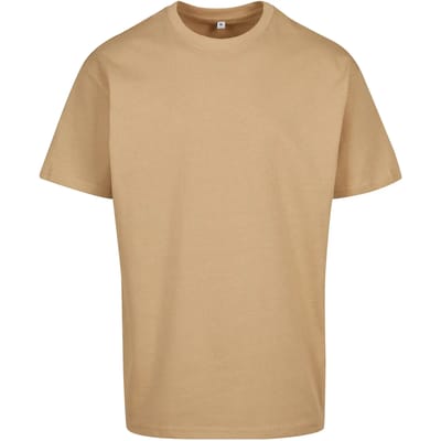 Build Your Brand - Heavy Oversized T-Shirt - U. Beige maat XXL