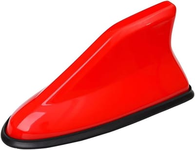Haaienvin Antenne - Auto Decoratie - Signaal Verbetering - Zelfklevend Waterdicht - Zwart