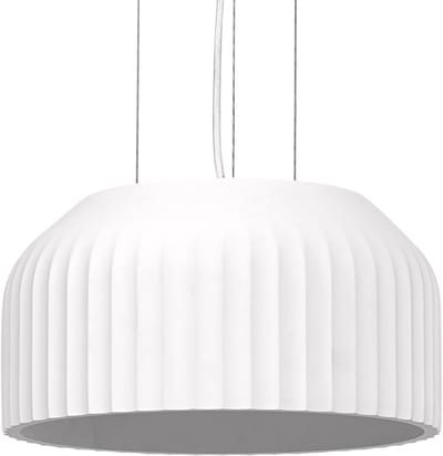 OSRAM Decor Plaster Routes decoratieve hanglamp van gips, 300 mm, met E27 fitting, IP20, wit