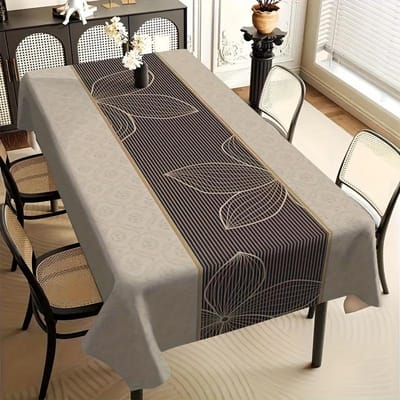 VIKAMA Eenvoudig Scandinavisch Luxe Design Tafelkleed, Waterbestendig En Vuilafstotend, Voor Eetkamer, Cafés En Keuken Woondecoratie 140x160cm