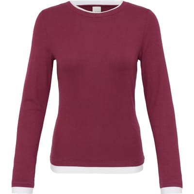 Dames-T-shirt met lange mouwen Ichi IHNellaya