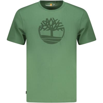 Timberland T-Shirt Met Boomlogo, Groen