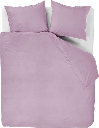 At Home by BeddingHouse Cosy Corduroy dekbedovertrek - Lits-Jumeaux - 240x200/220 - Lila