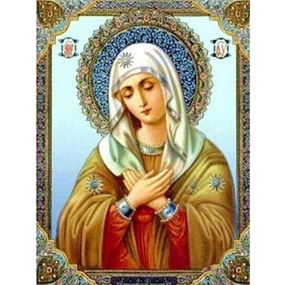 Bricolage 5D diamant mosaïque icône religieuse cristal perceuse diamant peinture point de croix Kit 30X40CM