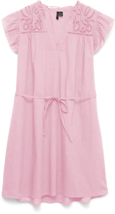 VERO MODA - VMLINE SS SHORT DRESS WVN NOOS - Dames - Mini jurken