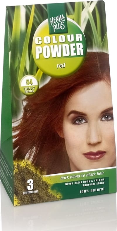 Hennaplus Col Poeder Red 55 - Haarverf