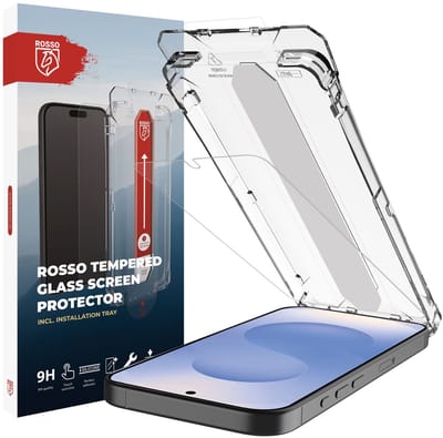 Rosso Screenprotector Geschikt voor Samsung Galaxy S26 | 9H Tempered Glass | Beschermglas | Case Friendly | Met Installatietray | Geen luchtbellen & stof | Eenvoudige montage