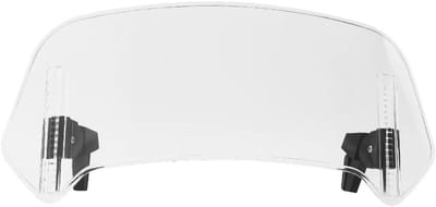 Motor Windscherm Verlengstuk - Spoiler Deflector - Comfortabel Rijden - Verstelbare Clip-On - 35x15 cm - Transparant