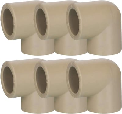32mm Hoekverbinder voor PPR Buizen - Set van 6 Stuks voor Warm en Koud Water, Duurzame Aansluitingen en Adapter Fittingen