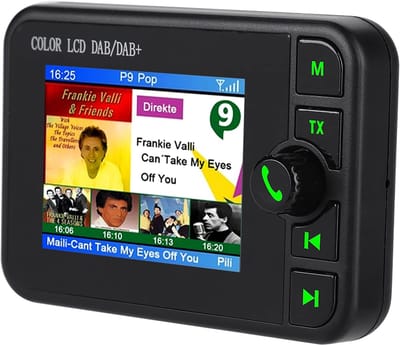 Digitale Radio - Auto Media Ontvanger - Muziek Weergave - 24 inch Kleur LCD - 193 x 127 cm - Zwart