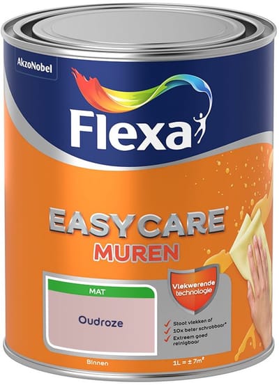 Flexa - Easycare Muren - Oudroze - Mengverf - 1 L