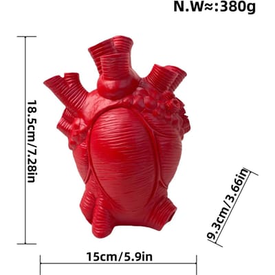 Creatief Hart Sculptuur Scandinavisch Huis Hars Ornamenten Woonkamer Wijnkast TV-meubel Ambacht Bloemstuk Eenvoudige Decoratie red