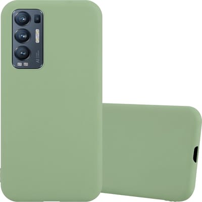 Cadorabo Hoesje geschikt voor Oppo FIND X3 NEO in CANDY PASTEL GROEN - Beschermhoes gemaakt van flexibel TPU silicone Case Cover
