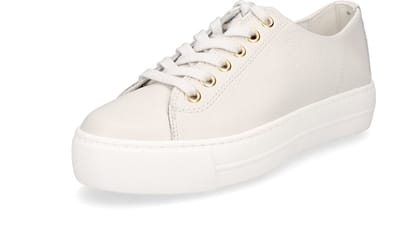 Paul Green - 4790 - Lage sneakersDames sneakers - Kleur: Wit/beige - Maat: 41