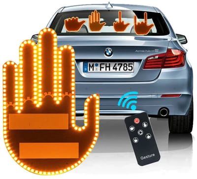 Ynkkvre -Car Windshield Back Window Led Light - Handgebarenlamp - 203 LED's Zichtbaar - 1 Stuk - Auto En Vrachtwagen Gebruik