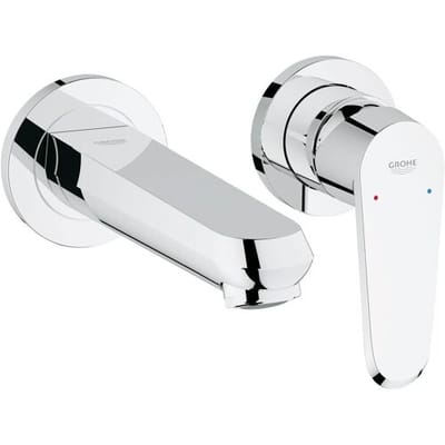 GROHE Eurodisc Cosmopolitan afdekset voor 2-gats wand wastafelkraan Chroom