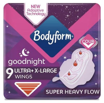 Ultra Goodnight Extra Grote Maandverband met Vleugels - 27 Pads (3 x 9)