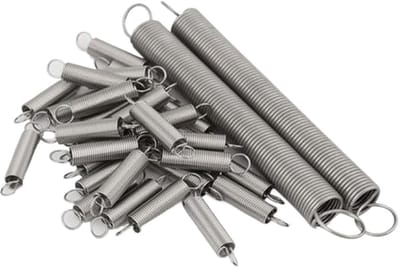 Trekveren met haken - Roestvrij staal - Apparaten reparatie - Uniforme toonhoogte - 8x35mm - Zilver