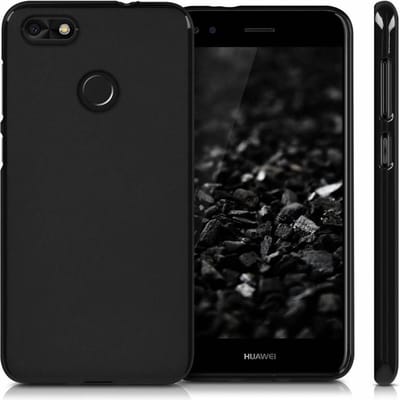 Zwart TPU Siliconen Case Hoesje Geschikt voor Huawei Y6 Pro 2017