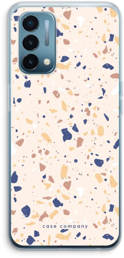 Case Company® - Hoesje geschikt voor OnePlus Nord N200 5G hoesje - Terrazzo N°23 - Soft Cover Telefoonhoesje - Bescherming aan alle Kanten en Schermrand