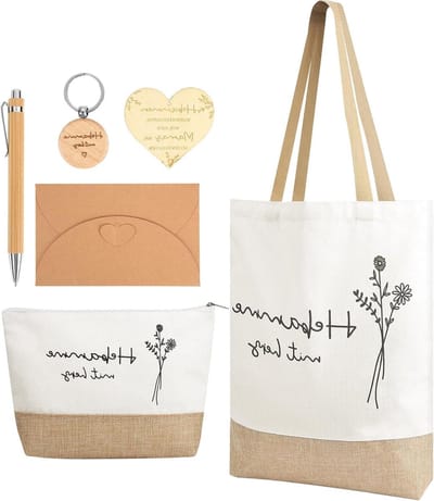 Cadeauset Vroedvrouw - Bedankje Verloskundige - Dankbaarheid Tonen - Hartverwarmend Design - 6 Delig - Wit