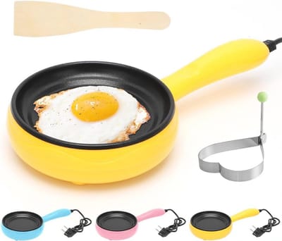 Multifunctionele elektrische braadpan 220V - Mini braadpan met anti-aanbaklaag en houten spatel