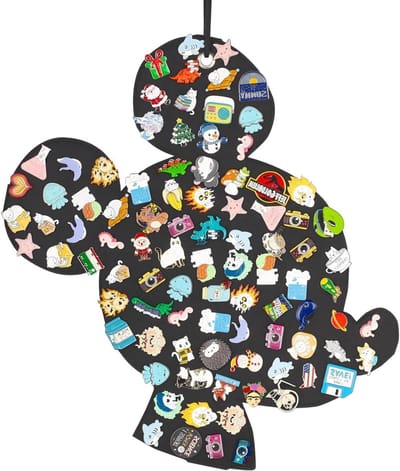 Opknoping broche pin organizer emaille pin display leuke cartoon vorm broche pin display opslag houder voor broche pin (zonder accessoires)
