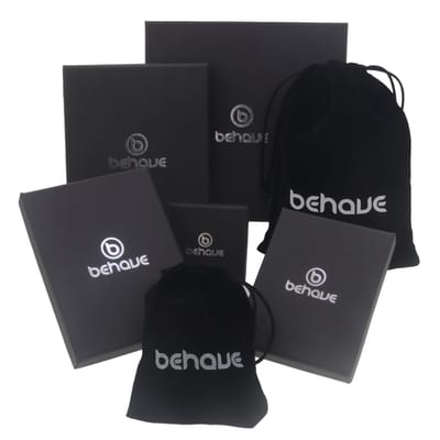 Behave - Ketting met blauwe druppelvormige hangers - Modeaccessoire met kristallen - Lengte 40 cm (+verlengketting 7,5 cm)