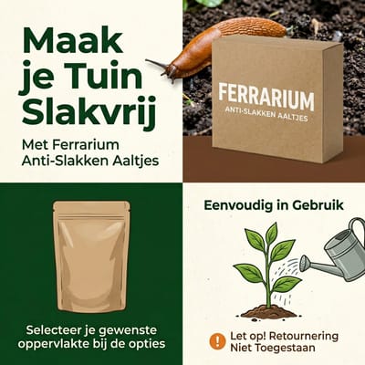 Ferrarium aaltjes tegen naaktslakken - Ecologische Slakkenbestrijding – Ferrarium Aaltjes 3 Miljoen 10M2