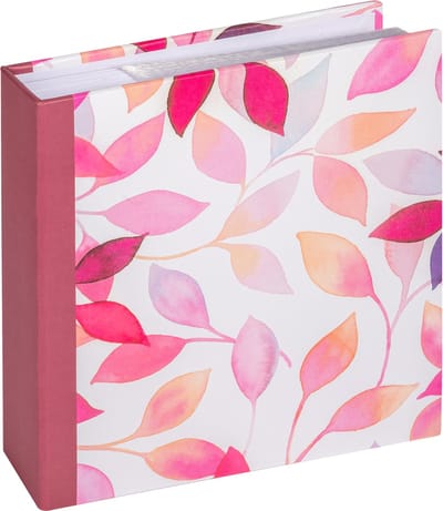 Walther ME-363-R Season - Memo insteekalbum - Formaat 22 x 22 cm - Witte pagina's - 200 foto's 10x15 cm - Rood
