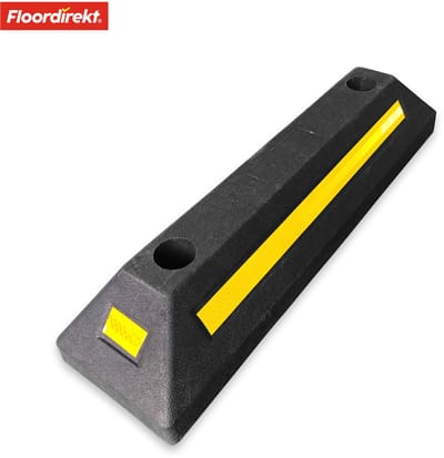 FLOORDIREKT Afzetting voor Parkeerplaats Fuji - Robuuste & Weerbestendige Oplossing - met Hoge Zichtbaarheid - voor Veilig Parkeren - 56 x 10 x 15 cm