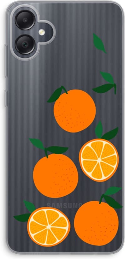Case Company® - Hoesje geschikt voor Samsung Galaxy A05 hoesje - Will you be my clementine - Soft Cover Telefoonhoesje - Bescherming aan alle Kanten en Schermrand