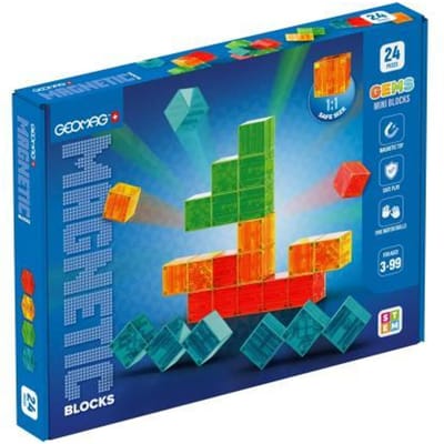 Geomag Magnetic Blocks Mini Gems 24 Bouwsets