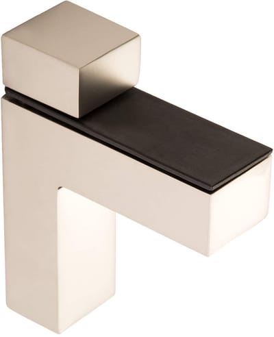 2 stuks SOTECH plankdrager Hulk, RVS-look mat, voor glas- en houtschappen tot een dikte van max. 45 mm