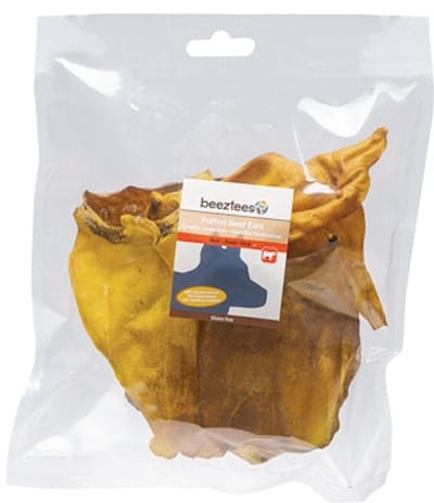 Beeztees Gepofte Runderoren Kipsmaak - 150 gram