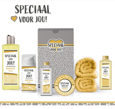 Geschenkset "Speciaal voor jou" - 7 producten - 800 gram | Giftset voor haar - Luxe cadeaubox - Wellness Set – Cadeaupakket - Cadeau vrouw – Vriendin – Zus – Moeder – Mama – Moederdag – Verjaardag – Kerstpakket – Kerstcadeau - Geel - Kerst Geschenk