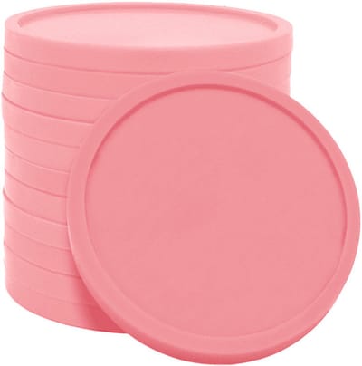 CombiCraft Blanco munten / Consumptiemunten Baby roze - Ø29mm - 500 stuks