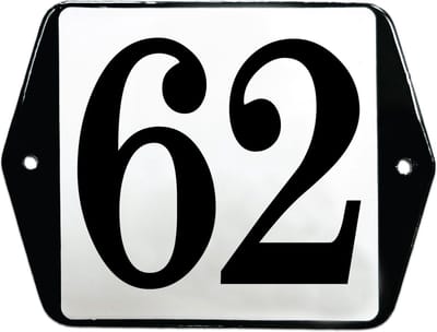 Emaille huisummer model oor - 62